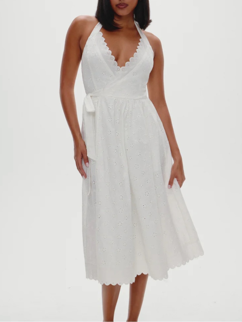 Frankie's Bikinis x BELLA HADID Fort Worth Fairy Midi Dress sz S NWT